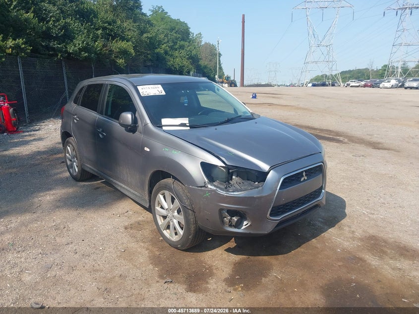 2013 Mitsubishi Outlander VIN 4A4AP3AUXDE022172 IAAI salvage auction — RIGHT FRONT, Salvage Title, sold $875 on 2026-08-03 (photo 6)
