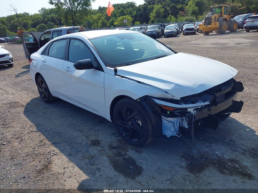 2026 Hyundai Elantra VIN KMHLM4DGXTU194416 IAAI salvage auction — FRONT END, Salvage Title, sold $8,150 on 2026-07-31 (photo 1)