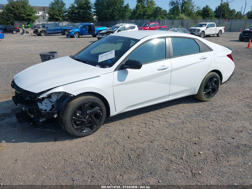 2026 Hyundai Elantra VIN KMHLM4DGXTU194416 IAAI salvage auction — FRONT END, Salvage Title, sold $8,150 on 2026-07-31 (photo 2)