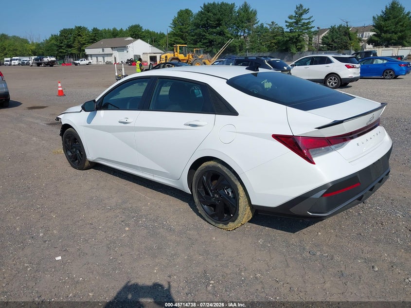 2026 Hyundai Elantra VIN KMHLM4DGXTU194416 IAAI salvage auction — FRONT END, Salvage Title, sold $8,150 on 2026-07-31 (photo 3)