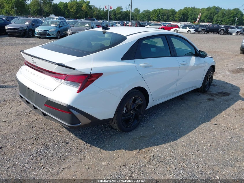 2026 Hyundai Elantra VIN KMHLM4DGXTU194416 IAAI salvage auction — FRONT END, Salvage Title, sold $8,150 on 2026-07-31 (photo 4)