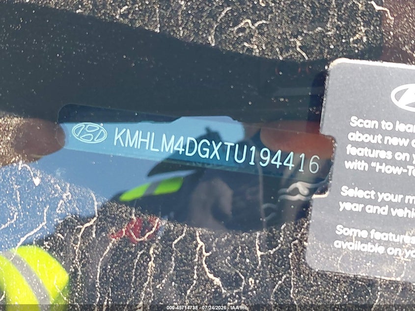 2026 Hyundai Elantra VIN KMHLM4DGXTU194416 IAAI salvage auction — FRONT END, Salvage Title, sold $8,150 on 2026-07-31 (photo 9)