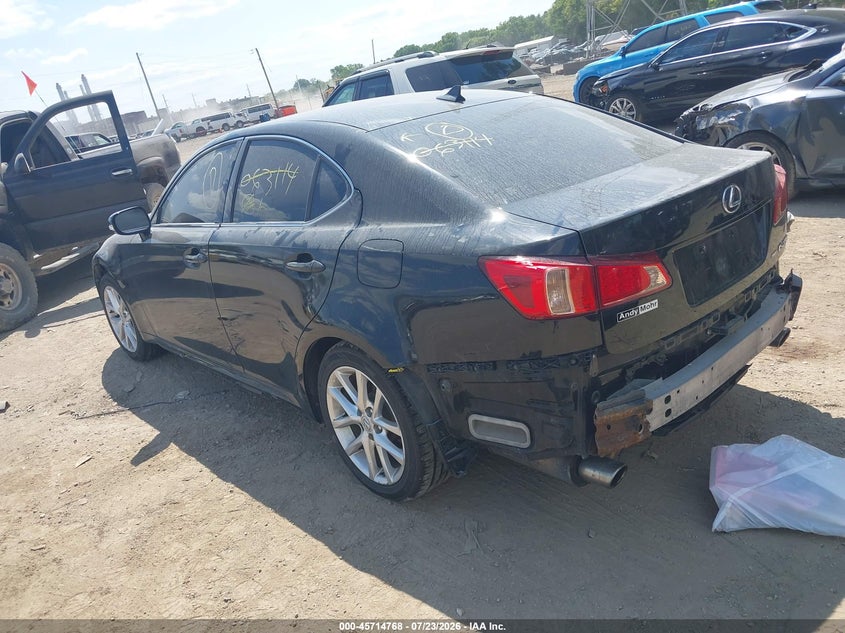 2013 Lexus Is VIN JTHCF5C22D5063114 IAAI salvage auction — RIGHT SIDE, Clear (Indiana), sold $1,250 on 2026-09-10 (photo 3)