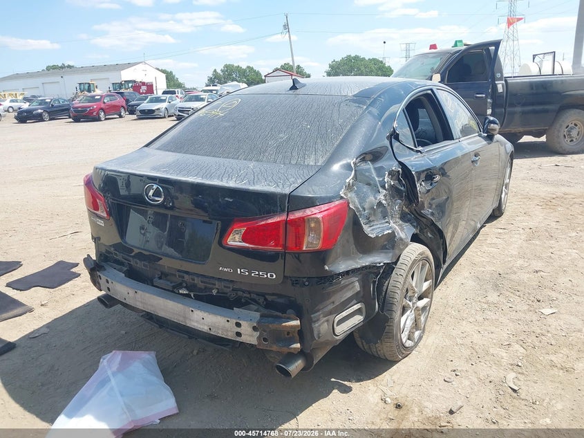 2013 Lexus Is VIN JTHCF5C22D5063114 IAAI salvage auction — RIGHT SIDE, Clear (Indiana), sold $1,250 on 2026-09-10 (photo 4)