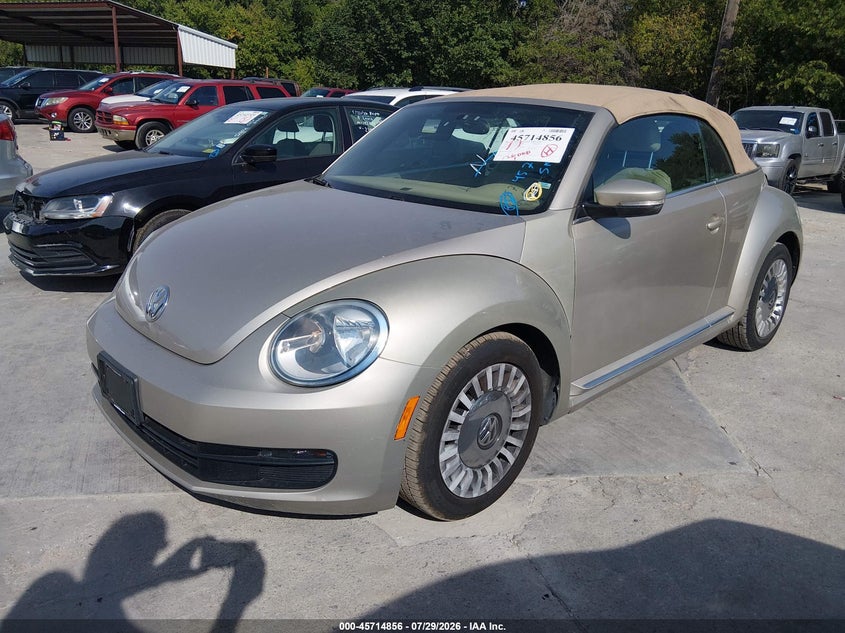 2013 Volkswagen Beetle VIN 3VW5P7AT8DM817994 IAAI salvage auction — UNKNOWN, Clear (North Carolina), sold $7,500 on 2026-08-06 (photo 2)