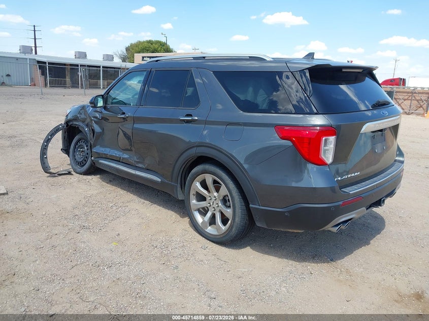 2020 Ford Explorer VIN 1FM5K8HC1LGA91770 IAAI salvage auction — LEFT SIDE, Salvage Title, sold $7,025 on 2026-10-05 (photo 3)