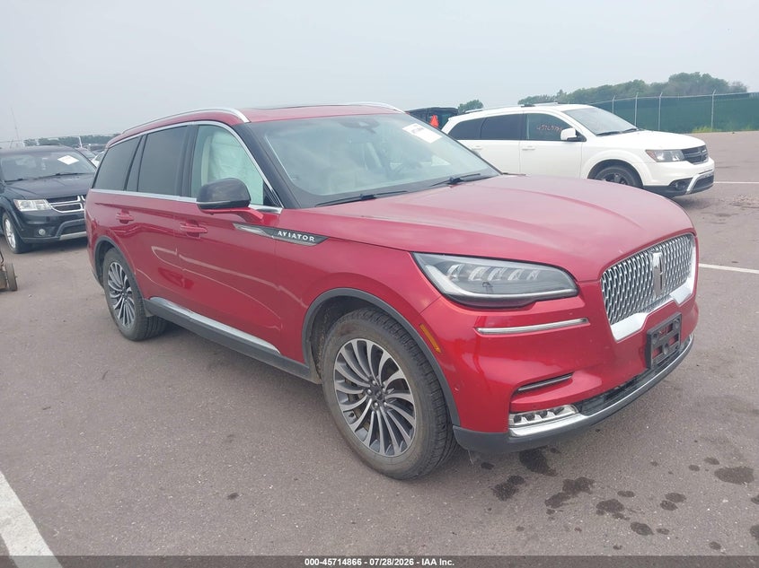 2020 Lincoln Aviator VIN 5LM5J7XC9LGL09255 — IAAI salvage auction photo
