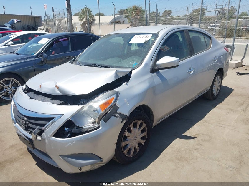 2018 Nissan Versa VIN 3N1CN7AP8JL876521 IAAI salvage auction — NORMAL WEAR, Clear - Dealer Only (California), sold $1,775 on 2026-08-01 (photo 2)