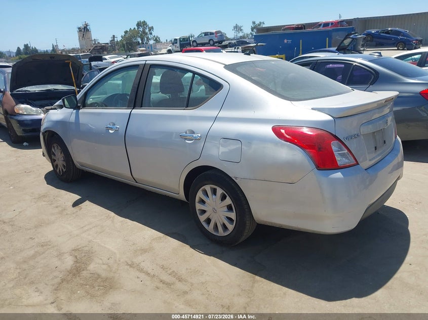 2018 Nissan Versa VIN 3N1CN7AP8JL876521 IAAI salvage auction — NORMAL WEAR, Clear - Dealer Only (California), sold $1,775 on 2026-08-01 (photo 3)