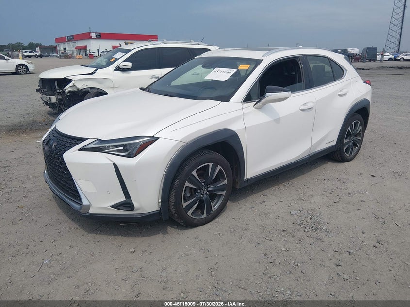 2020 Lexus Ux VIN JTHP9JBH4L2036567 IAAI salvage auction — RIGHT FRONT, Salvage (Arkansas), sold $13,250 on 2026-09-04 (photo 2)