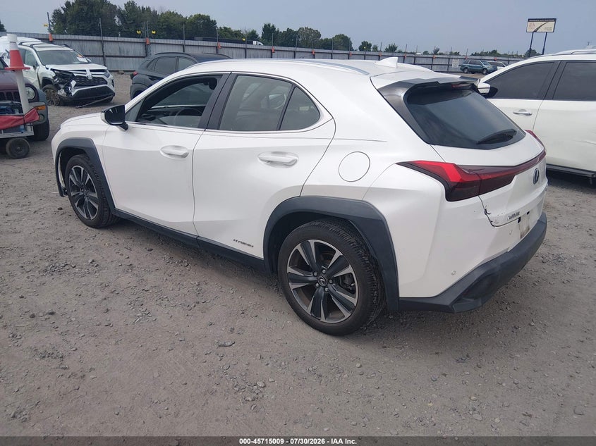 2020 Lexus Ux VIN JTHP9JBH4L2036567 IAAI salvage auction — RIGHT FRONT, Salvage (Arkansas), sold $13,250 on 2026-09-04 (photo 3)