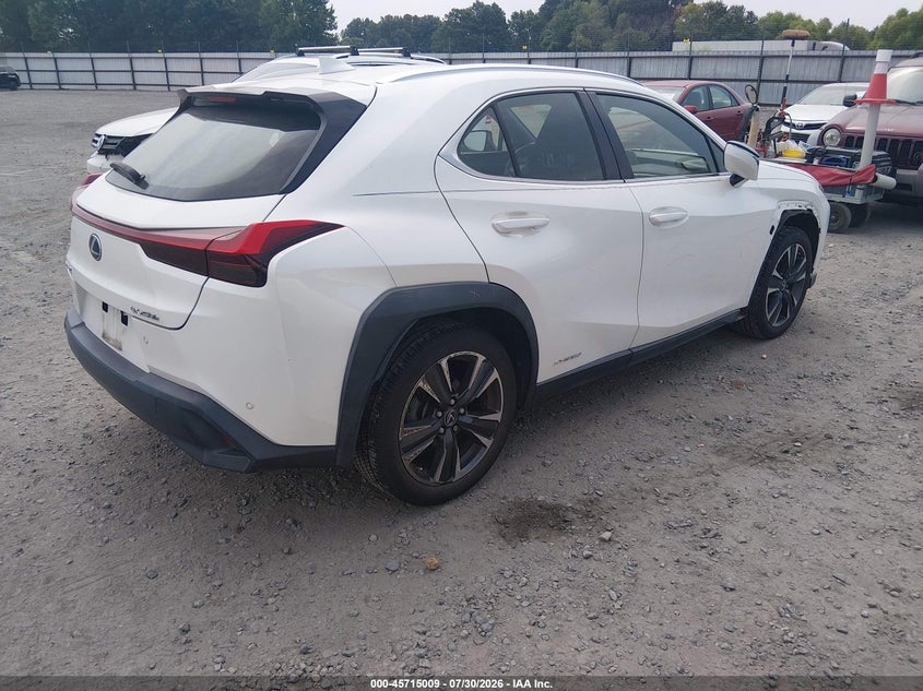 2020 Lexus Ux VIN JTHP9JBH4L2036567 IAAI salvage auction — RIGHT FRONT, Salvage (Arkansas), sold $13,250 on 2026-09-04 (photo 4)