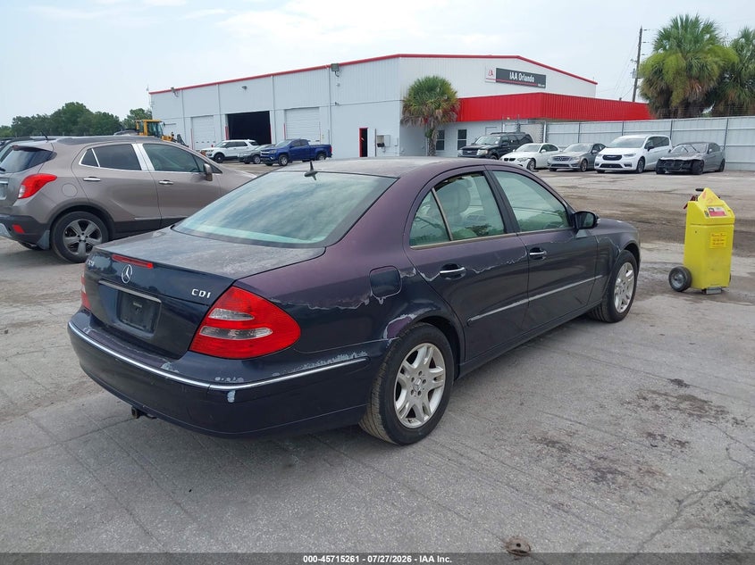 2006 Mercedes-benz E-class VIN WDBUF26J16A843959 IAAI salvage auction — NORMAL WEAR, Clear (Florida), sold $400 on 2026-08-26 (photo 4)