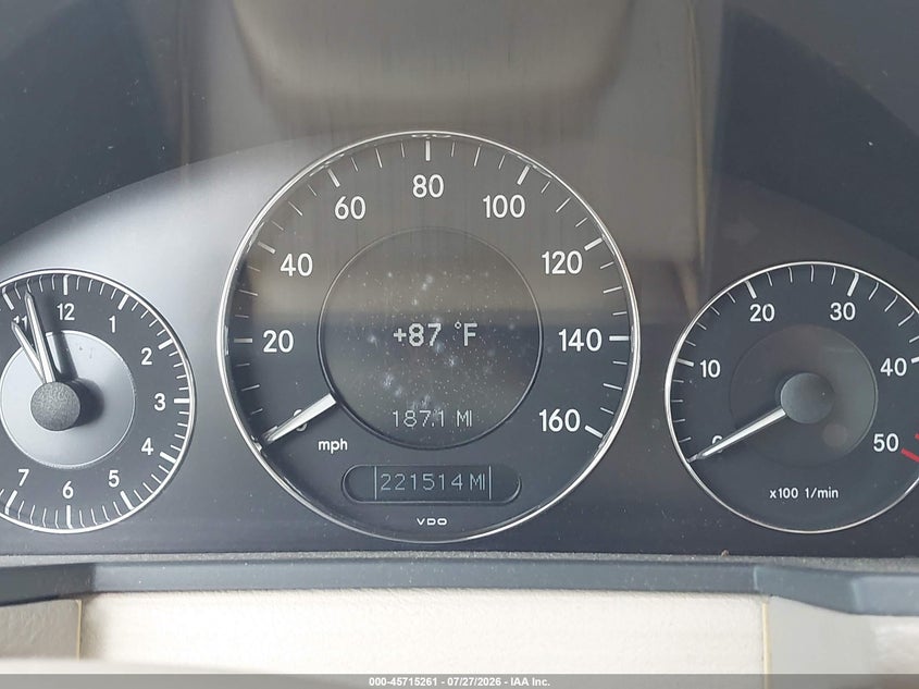 2006 Mercedes-benz E-class VIN WDBUF26J16A843959 IAAI salvage auction — NORMAL WEAR, Clear (Florida), sold $400 on 2026-08-26 (photo 7)