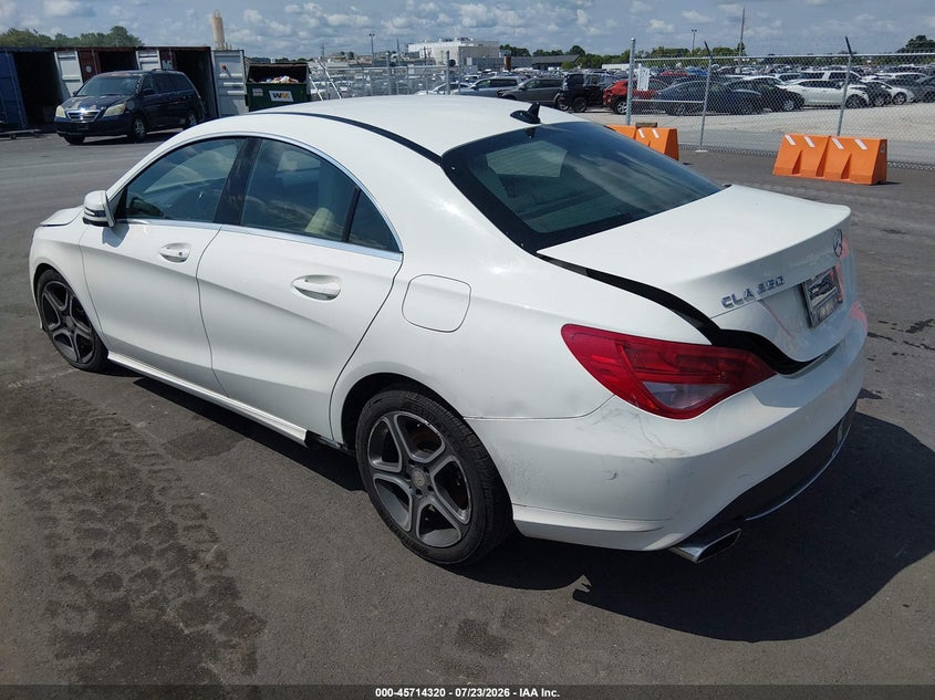 2014 Mercedes-benz Cla-klasse VIN WDDSJ4GBXEN111627 IAAI salvage auction — NORMAL WEAR, Wait Title, sold $1,350 on 2026-08-11 (photo 3)
