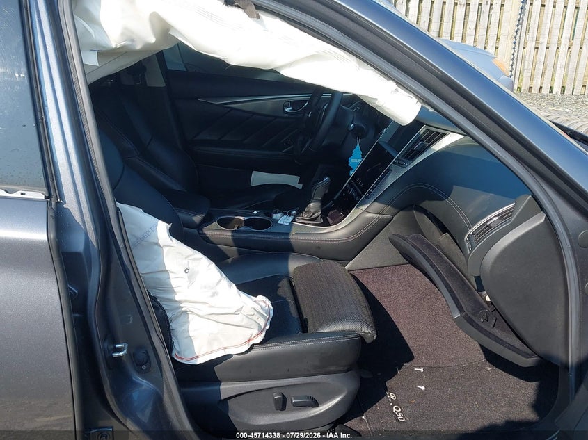 2018 Infiniti Q50 VIN JN1EV7AP7JM364053 IAAI salvage auction — RIGHT FRONT, Salvage (Virginia), sold $3,500 on 2026-08-26 (photo 5)