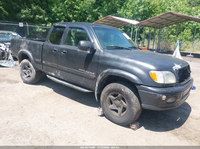 2000 Toyota Tundra VIN 5TBBT4819YS019989 IAAI salvage auction — REAR END, Clear (Virginia), sold $125 on 2026-07-28 (photo 1)