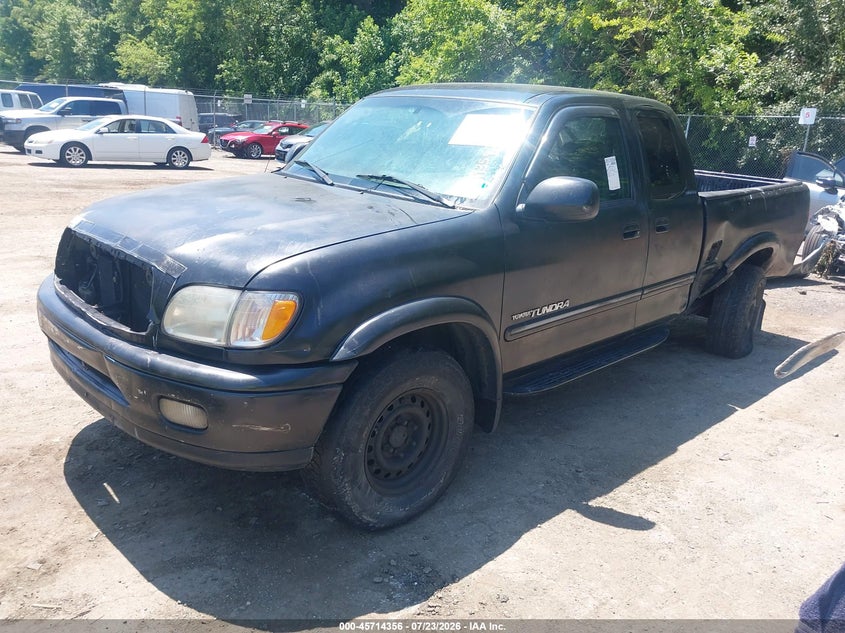 2000 Toyota Tundra VIN 5TBBT4819YS019989 IAAI salvage auction — REAR END, Clear (Virginia), sold $125 on 2026-07-28 (photo 2)