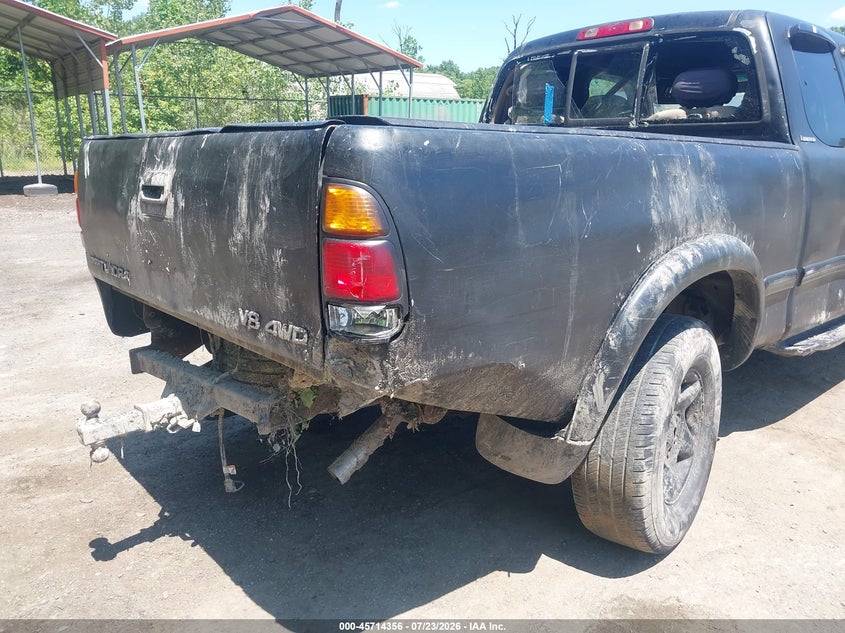 2000 Toyota Tundra VIN 5TBBT4819YS019989 IAAI salvage auction — REAR END, Clear (Virginia), sold $125 on 2026-07-28 (photo 6)