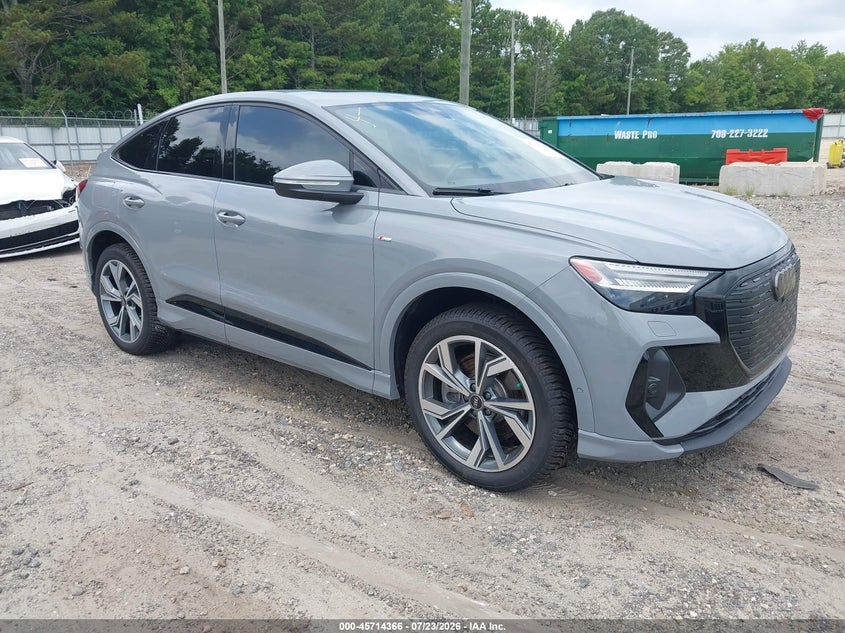 2023 Audi Q4 sportback e-tron VIN WA142BFZ6PP025400 — IAAI salvage auction photo