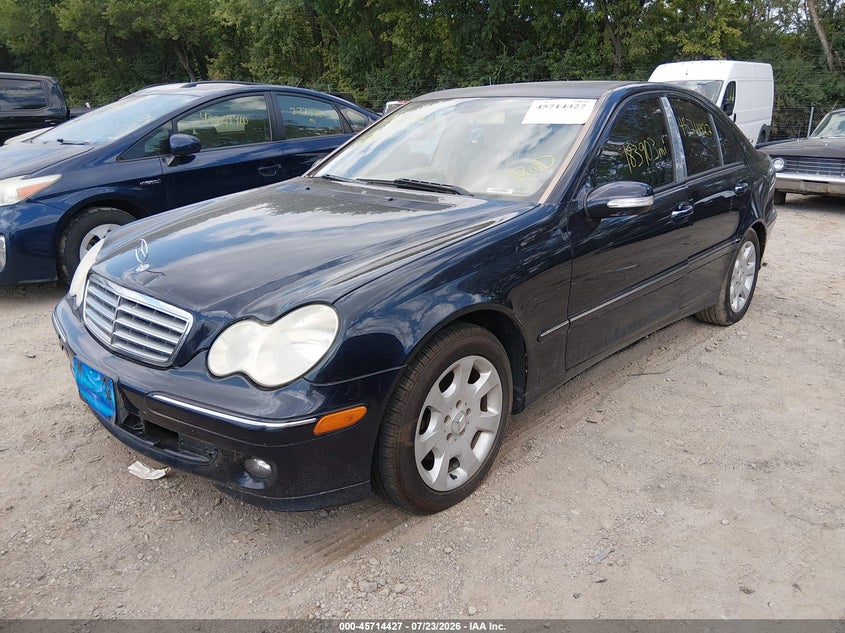 2006 Mercedes-benz C class VIN WDBRF92H36F819604 IAAI salvage auction — NORMAL WEAR, Clear (Indiana), sold $350 on 2026-07-31 (photo 2)