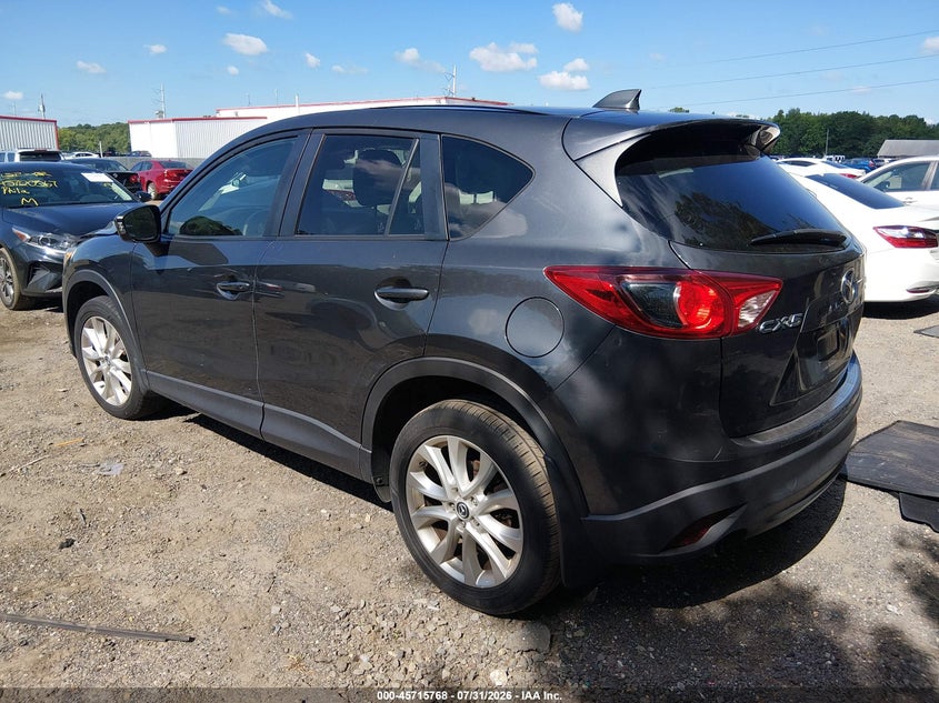2014 Mazda Cx-5 VIN JM3KE4DY6E0371566 IAAI salvage auction — RIGHT FRONT, Salvage Title, sold $1,600 on 2026-08-22 (photo 3)