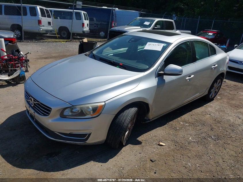 2016 Volvo S60 VIN YV1612TK1G2395590 IAAI salvage auction — NORMAL WEAR, Salvage Title, sold $25 on 2026-07-28 (photo 2)