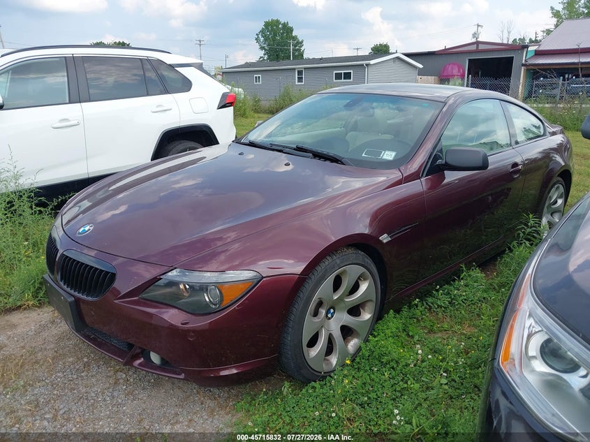 2007 BMW 6 series VIN WBAEH13547CR52498 IAAI salvage auction — NORMAL WEAR, Clear (New York), sold $75 on 2026-07-30 (photo 2)