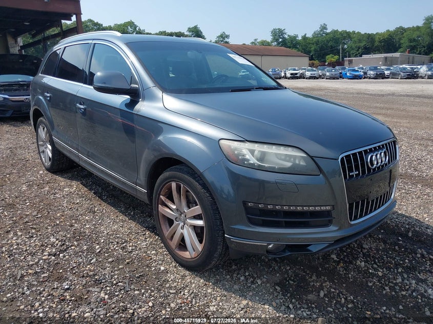 2013 Audi Q7 VIN WA1LGAFE3DD008166 IAAI salvage auction — SIDE, Wait Title, sold $1,000 on 2026-08-21 (photo 1)