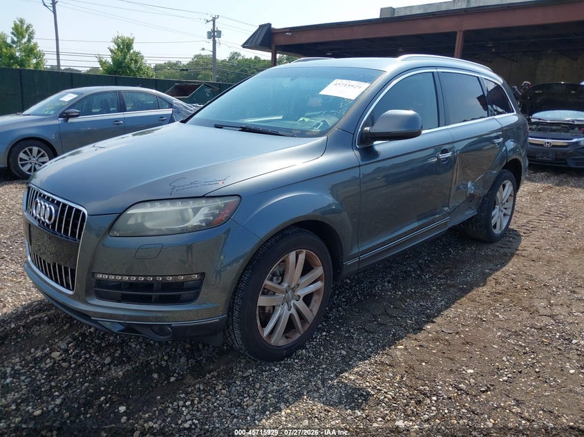 2013 Audi Q7 VIN WA1LGAFE3DD008166 IAAI salvage auction — SIDE, Wait Title, sold $1,000 on 2026-08-21 (photo 2)