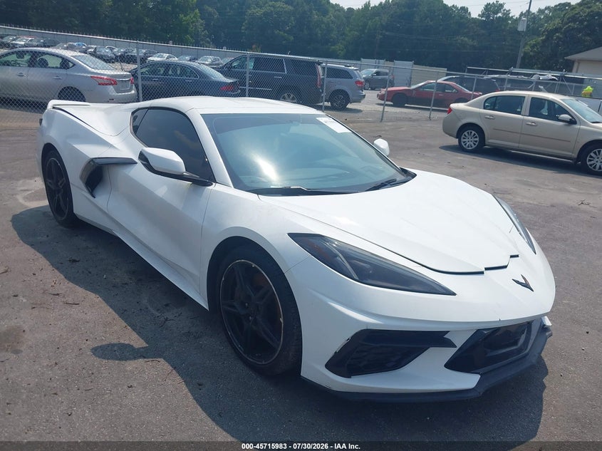 2022 Chevrolet Corvette VIN 1G1YB2D44N5106573 IAAI salvage auction — REPOSSESSION, Salvage Title, sold $41,000 on 2026-09-09 (photo 1)