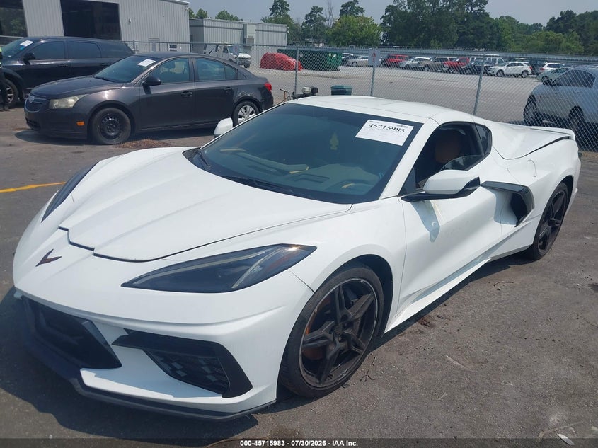 2022 Chevrolet Corvette VIN 1G1YB2D44N5106573 IAAI salvage auction — REPOSSESSION, Salvage Title, sold $41,000 on 2026-09-09 (photo 2)