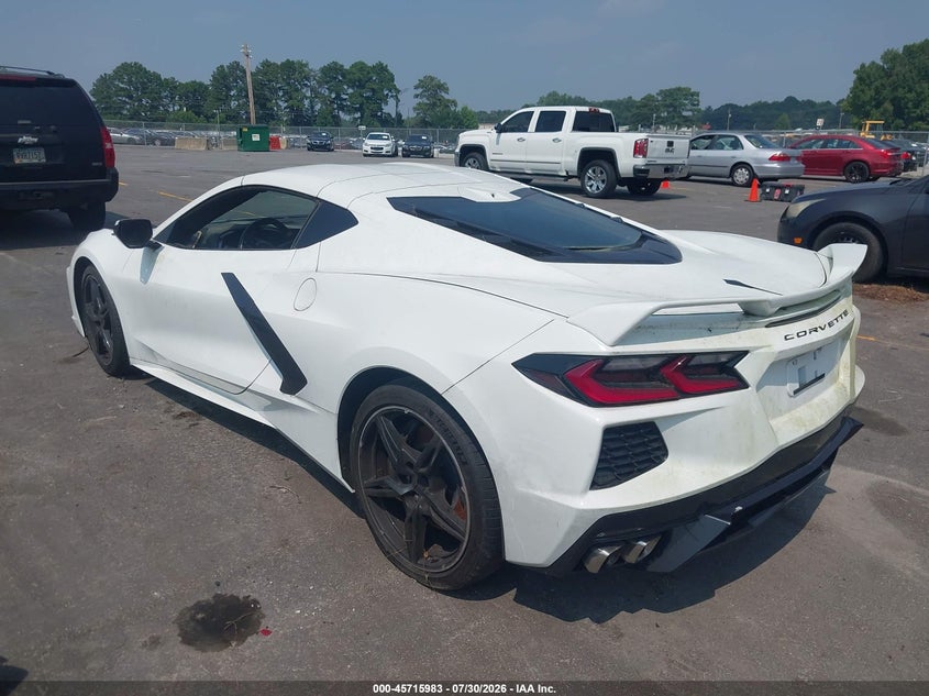 2022 Chevrolet Corvette VIN 1G1YB2D44N5106573 IAAI salvage auction — REPOSSESSION, Salvage Title, sold $41,000 on 2026-09-09 (photo 3)
