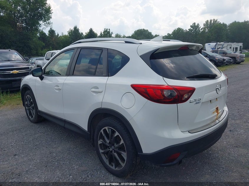 2016 Mazda Cx-5 VIN JM3KE4DY3G0625785 IAAI salvage auction — NORMAL WEAR, Clear (New York), sold $2,150 on 2026-07-30 (photo 3)
