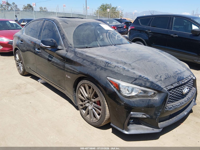 2019 Infiniti Q50 VIN JN1FV7AP1KM760694 — IAAI salvage auction photo