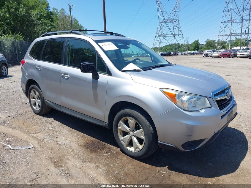 2015 Subaru Forester VIN JF2SJAFC1FH805157 IAAI salvage auction — NORMAL WEAR, Clear (New Jersey), sold $25 on 2026-07-31 (photo 1)
