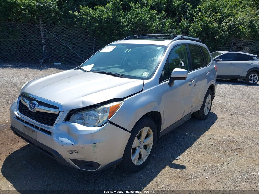 2015 Subaru Forester VIN JF2SJAFC1FH805157 IAAI salvage auction — NORMAL WEAR, Clear (New Jersey), sold $25 on 2026-07-31 (photo 2)