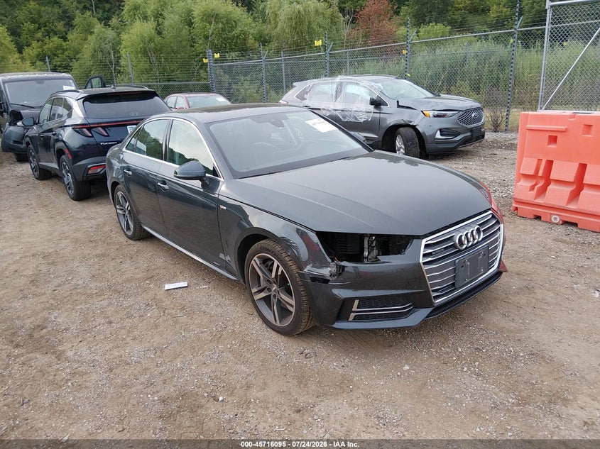 2017 Audi A4 VIN WAUENAF40HN002284 — IAAI salvage auction photo
