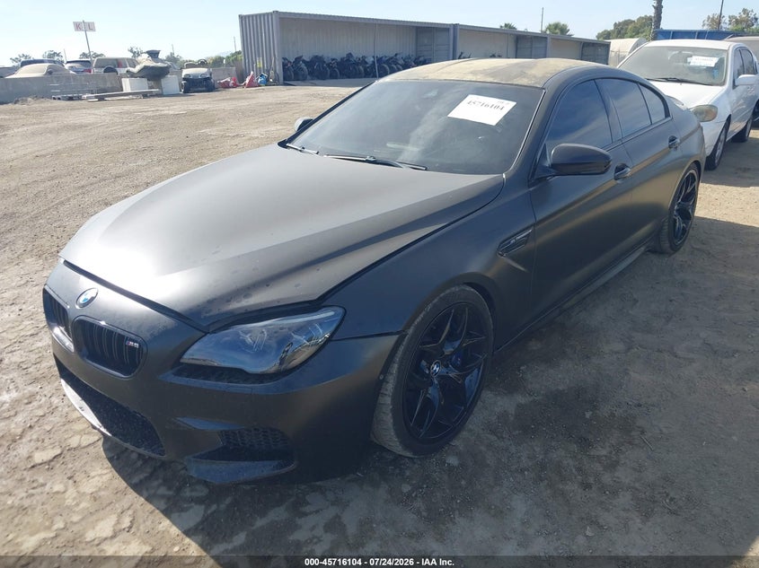 2017 BMW M6 VIN WBS6E9C51HG437329 IAAI salvage auction — UNDERCARRIAGE, Salvage (California), sold $9,500 on 2026-08-05 (photo 2)