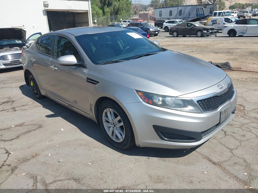 2011 Kia Optima VIN KNAGM4A72B5157358 IAAI salvage auction — REAR END, Salvage (California), sold $550 on 2026-08-01 (photo 1)