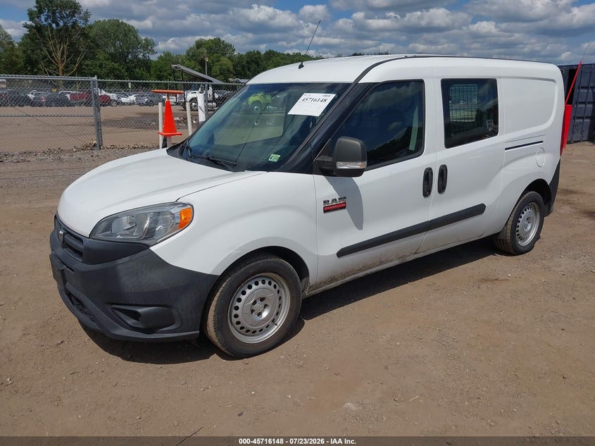 2018 Ram Promaster city VIN ZFBERFAB0J6H97787 IAAI salvage auction — UNKNOWN, Clear (Michigan), sold $25 on 2026-07-28 (photo 2)