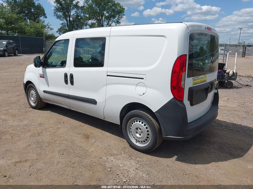 2018 Ram Promaster city VIN ZFBERFAB0J6H97787 IAAI salvage auction — UNKNOWN, Clear (Michigan), sold $25 on 2026-07-28 (photo 3)