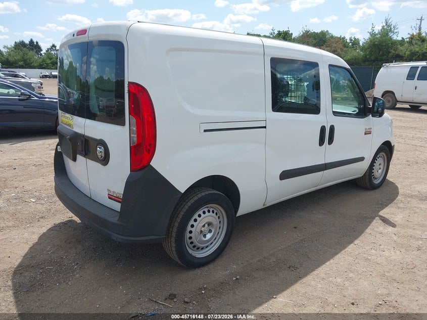 2018 Ram Promaster city VIN ZFBERFAB0J6H97787 IAAI salvage auction — UNKNOWN, Clear (Michigan), sold $25 on 2026-07-28 (photo 4)