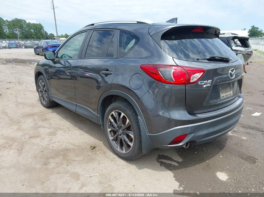 2016 Mazda Cx-5 VIN JM3KE4DY9G0789039 IAAI salvage auction — NORMAL WEAR, Clear (Virginia), sold $5,400 on 2026-07-31 (photo 3)
