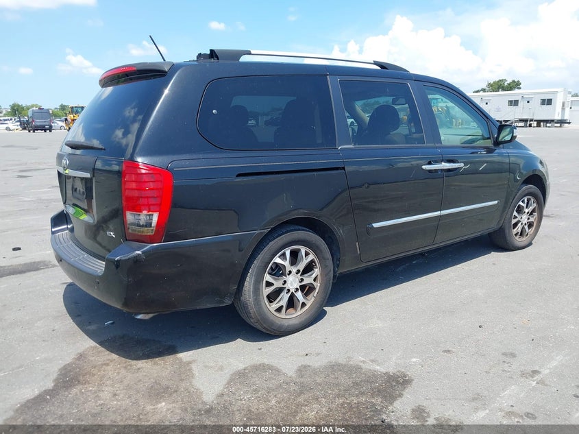 2014 Kia SEDONA VIN KNDMH4C70E6552158 IAAI salvage auction — NORMAL WEAR, Clear (Florida), sold $675 on 2026-07-29 (photo 4)