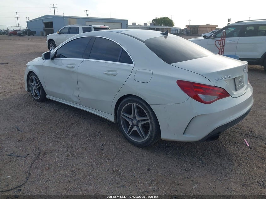 2014 Mercedes-benz Cla-klasse VIN WDDSJ4EB5EN149043 IAAI salvage auction — RIGHT FRONT, Salvage Title, sold $1,500 on 2026-08-17 (photo 3)