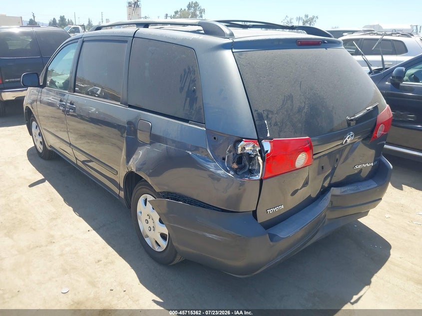 2007 Toyota Sienna VIN 5TDZK23C07S024020 IAAI salvage auction — NORMAL WEAR, Clear - Dealer Only (California), sold $800 on 2026-08-01 (photo 3)