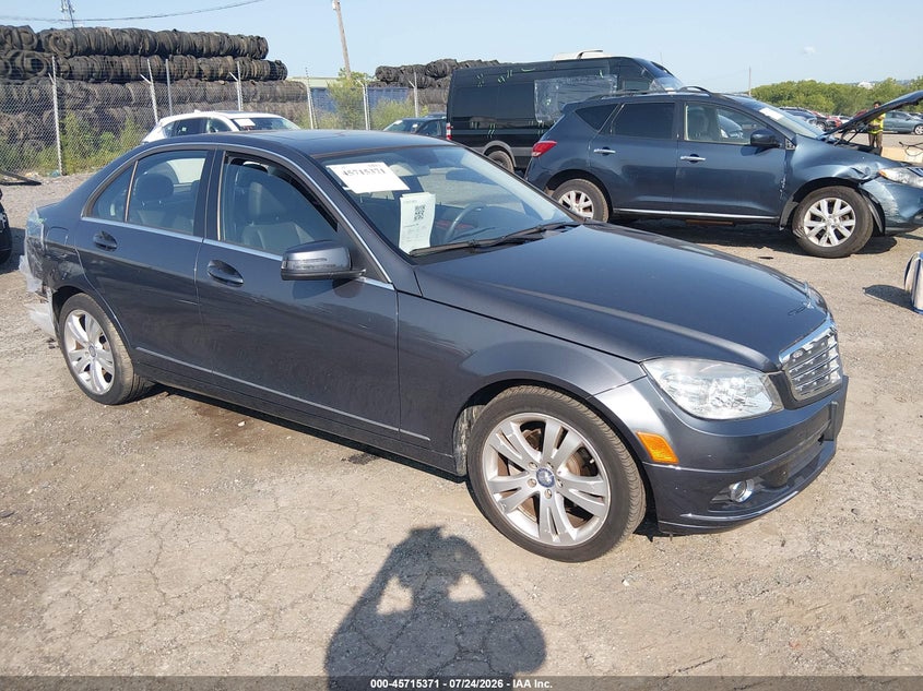 2011 Mercedes-benz C class VIN WDDGF8BB4BR160641 IAAI salvage auction — REAR END, Salvage (Pennsylvania), sold $1,200 on 2026-08-13 (photo 1)