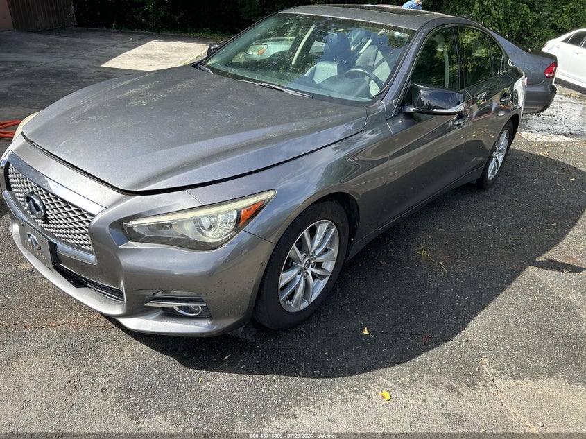 2016 Infiniti Q50 VIN JN1EV7AR9GM343618 IAAI salvage auction — NORMAL WEAR, Clear-Dealer Only (North Carolina), sold $25 on 2026-07-29 (photo 2)