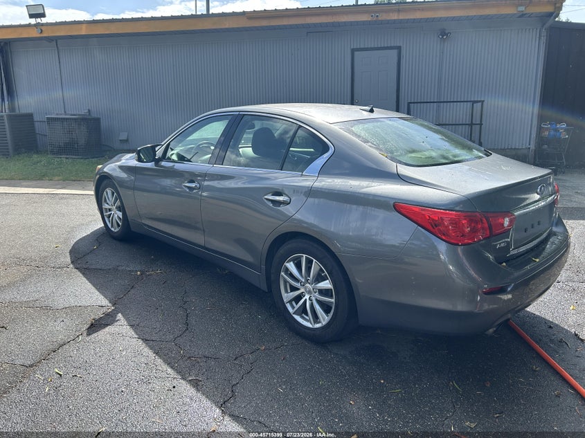 2016 Infiniti Q50 VIN JN1EV7AR9GM343618 IAAI salvage auction — NORMAL WEAR, Clear-Dealer Only (North Carolina), sold $25 on 2026-07-29 (photo 3)
